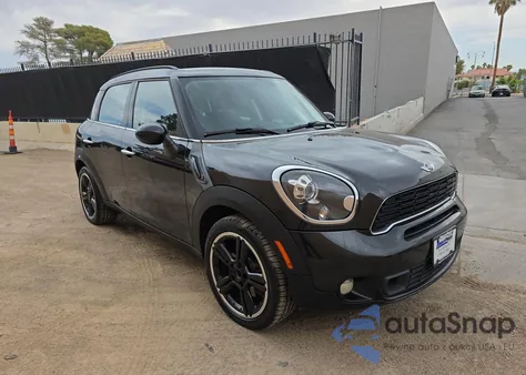 2013 Mini Cooper S Countryman z USA, uszkodzony, nr VIN WMWZC3C59DWP21859